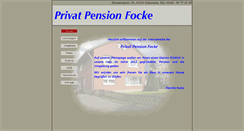 Desktop Screenshot of pension-focke.de