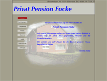 Tablet Screenshot of pension-focke.de